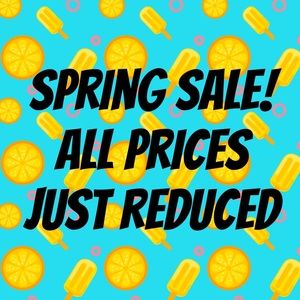 Spring closet clear out. All prices have just been reduced!
